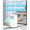image10000 BTUs Portable Air Conditioners with coolingdehumidificationfansleep mode4IN1 Portable AC with 24H Timer ampamp Remote Control ampamp Window Kit8000 BTUs