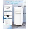 image10000 BTUs Portable Air Conditioners with coolingdehumidificationfansleep mode4IN1 Portable AC with 24H Timer ampamp Remote Control ampamp Window Kit8000 BTUs