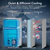 image31 CuFt Mini Fridge with Freezer 2 Door Compact Refrigerator Mini Fridge with Adjustable Removable Glass Shelves for Bedroom Office Dorm or Apartment BlackGrey