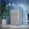 image31 CuFt Mini Fridge with Freezer 2 Door Compact Refrigerator Mini Fridge with Adjustable Removable Glass Shelves for Bedroom Office Dorm or Apartment BlackGrey