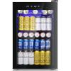 image46 Bottle 234 Inches Refrigerator Wine Fridge for Red White Champagne Beer Temperature 41F68F Freestanding Builtin Glass Door 53 CuftDual Zone SilverBlack