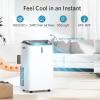 image8000 BTUs Portable Air Conditioners with coolingdehumidificationfansleep mode4IN1 Portable AC with 24H Timer ampamp Remote Control ampamp Window Kit12000 BTUs