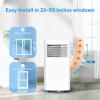 image8000 BTUs Portable Air Conditioners with coolingdehumidificationfansleep mode4IN1 Portable AC with 24H Timer ampamp Remote Control ampamp Window Kit8000 BTUs with Window Kit