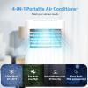 image8000 BTUs Portable Air Conditioners with coolingdehumidificationfansleep mode4IN1 Portable AC with 24H Timer ampamp Remote Control ampamp Window Kit8000 BTUs with Window Kit