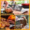 imageBBQ Grilling Accessories 16Inch Stainless Steel BBQ Grill Tools Set for Men Heavy Duty Grilling Accessories Kit for Camping Kitchen Extra Thick Barbecue Utensil3 pcsplus