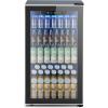 imageMini Fridge 130 Can Beverage Refrigerator Cooler 32 CuFt Drink Fridge for Soda Wine Beer Adjustable Temperature Control for Home Office BlackBlack