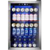 imageMini Fridge 130 Can Beverage Refrigerator Cooler 32 CuFt Drink Fridge for Soda Wine Beer Adjustable Temperature Control for Home Office BlackSilver