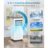imagePortable Air Conditioner 8000 BTU Cools Up to 350 Sq Ft 3in1 Modes Portable AC Unit Remote Control LED Display Auto Shutoff AC with Window Kits for Bedroom Home Office White10000 BTU with Auto Shutoff