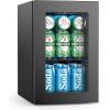 imageMini Fridge 130 Can Beverage Refrigerator Cooler 32 CuFt Drink Fridge forSoda Wine Beer Digital Temperature Control Cooler for Home Dorm Bar06 Cuft