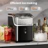imageCountertop Nugget Ice Maker Pro  34lbs24H SelfCleaning Pellet Ice Machine with Soft Chewable Ice OneTouch Operation for Home Kitchen OfficeParty Black