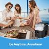 imageCountertop Nugget Ice Maker Pro  34lbs24H SelfCleaning Pellet Ice Machine with Soft Chewable Ice OneTouch Operation for Home Kitchen OfficeParty Black