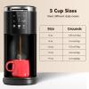 imageCoffee Maker 14Cup Programmable Drip Coffee Makers with Reusable Filter ampamp Keep Hot Plate Auto Pause Small Coffee Machines with Coffee Pot Timer Selfcleaning for Home Stainless SteelSingle Cup