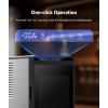 image16quot Large Cube Ice Maker CountertopProduces 9 Crystal Clear Cubic Ice per Hour24H TimerPortable SelfCleaning Ice Maker for WhiskeyCocktailsand Iced BeveragesETL ListedBlackDeep Black