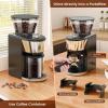 imageAutomatic Coffee Grinder Electric Burr OneTouch Grinder with 35 Grind Settings for DripEspressoPourOverColdBrew 212 Cup Dose Selection Coffee Grinders for HomeOffice