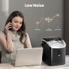 imageIce Makers Countertop26Lbs24H9 Cubes in 6 MinsPortable Ice Maker Machine with SelfCleaning2 Sizes of Bullet IcePerfect for Home KitchenBlackDark Black