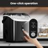 imageIce Makers Countertop26Lbs24H9 Cubes in 6 MinsPortable Ice Maker Machine with SelfCleaning2 Sizes of Bullet IcePerfect for Home KitchenBlackDark Black