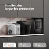 imageIce Makers Countertop26Lbs24H9 Cubes in 6 MinsPortable Ice Maker Machine with SelfCleaning2 Sizes of Bullet IcePerfect for Home KitchenBlackDark Gray