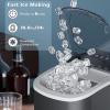 imageIce Makers Countertop Compact Size with Handle 26lbs in 24Hrs AutoCleaning Portable Ice Machine with Basket and Scoop 9 Ice Cubes Ready in 8 Mins Ice Maker Quiet Operation for Home Camping