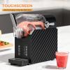imageSlushie Machine No Ice Needed Slushy Maker for Home Touch Button Operation AutoClean Quiet Running No Ice Chips Perfect for Frozen Drinks Slush MilkshakeFrozen Margaritas