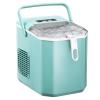 imageNugget Ice Maker Countertop 35Lbs24H Stainless Steel Nugget Ice Maker Portable with SlefCleaningwith Ice BasketScoop for HomeOfficeBarGreen