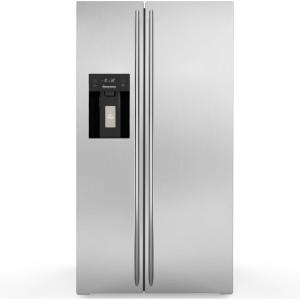 image20 Cuft Large Refrigerator Fridge 2 French Door Stainless Steel with Water Dispensor Ice Maker for the Kitchen20 Cuft