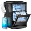 imageCrescent Ice Maker Countertop 28Lbs24H Ice Production 16 Cubes in 6 Mins