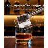 imageCrystal Clear Cubic Ice Maker Produces 9 Large 16quot Clear Ice Cubes per Hour24H Timer SelfCleaning5 Ice Cube Sizes for Cocktails Whiskey ampamp Bourbon