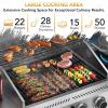 imageG41 Gas Grill4Burner Gas BBQ Grill with Side Burner PorcelainEnameled Cast Iron Grates Baking Pan 42000 BTU Stainless Steel Propane Grill for Outdoor Cooking and Patio BarbecuesAll stainless steel 4Burner Grills