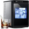 imageCrystal Clear Cubic Ice Maker Produces 9 Large 16quot Clear Ice Cubes per Hour24H Timer SelfCleaning5 Ice Cube Sizes for Cocktails Whiskey ampamp Bourbon