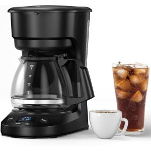 imagePro 5Cup Smart Coffee Maker  Advanced Coffee Machine with Touchscreen Programmable Timer EnergySaving Mode Enhanced Pause ampamp Serve ampamp QuickClean System For Office ampamp Home Use