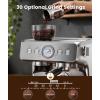 imageDouble Boiler Espresso Machine with Grinder 20 Bar Expresso Coffee Machines with Upgraded AntiClogging System Professional Coffee Maker with Milk Frother for Cappuccino Latte Americano