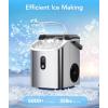 imageNugget Ice Maker35lbs DailyReady in 6 MinsPortable and SelfCleaning Ice Machine Complete with CoverBasket for HomeKitchenPartyRVCamping