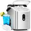 imageNugget Ice Maker35lbs DailyReady in 6 MinsPortable and SelfCleaning Ice Machine Complete with CoverBasket for HomeKitchenPartyRVCamping