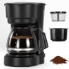 imagePro 5Cup Coffee MakerEnergyEfficient Drip Coffee Machine Brewer with Quick Pause N ServeStainless Steel Filter ampamp Extended KeepWarmCompact for Office ampamp Small KitchenOnePress Start