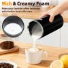imageMilk Frother 6in1 Electric Milk Steamer 85oz250ml Automatic Warm and Cold Foam Maker and Milk Warmer for Latte Cappuccinos Macchiato From the Makers of Instant 400W WhiteBlack