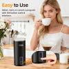 imageMilk Frother 6in1 Electric Milk Steamer 85oz250ml Automatic Warm and Cold Foam Maker and Milk Warmer for Latte Cappuccinos Macchiato From the Makers of Instant 400W WhiteBlack