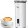imageMilk Frother 6in1 Electric Milk Steamer 85oz250ml Automatic Warm and Cold Foam Maker and Milk Warmer for Latte Cappuccinos Macchiato From the Makers of Instant 400W WhiteWhite