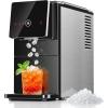 imageNugget Ice Makers CountertopPortable Ice Maker with SelfCleaning35Lbs Per DayAutomatic Ice Drop DesignOneClick Operation18L Water Tank15Lbs Ice Storagefor MultiScenario Use