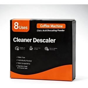 imageCoffee Machine Cleaner amp Descaler 8 Use Individually Packed Ice Machine Cleaning with Organic Citric Acid Descale Drip Coffe and Espresso Machines