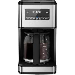 imageSingle Serve Coffee Maker 2 in 1 Coffee Machine for KCup amp Ground Coffee 6 to 14oz Brew Sizes Pod Coffee Makers with 40oz Removable Water Reservoir LCD Screen Selfcleaning Black14 Cup