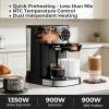 image20 Bar Professional Compact Espresso Cappuccino Machine with Touch Screen amp Auto Milk Frother Stainless Steel Coffee Maker for Cappuccino LatteBlack  Silver