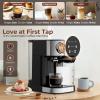 image20 Bar Professional Compact Espresso Cappuccino Machine with Touch Screen amp Auto Milk Frother Stainless Steel Coffee Maker for Cappuccino LatteBlack  Stainless Steel