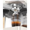 image2026 Upgrade Espresso Machine with Grinder 15 Bar Expresso Coffee Machines Professional Coffee Maker for LatteampCappuccino with Milk Frother Expresso Machines for Home Descaling Kit Included
