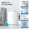 imageCompact Refrigerator 256 Cuft Mini Fridge with Freezer Single Door Refrigerator with Adjustable Temperature Settings Low noise for Bedroom Office Dorm WHITEWhite