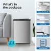 imageCompact Refrigerator 256 Cuft Mini Fridge with Freezer Single Door Refrigerator with Adjustable Temperature Settings Low noise for Bedroom Office Dorm WHITESilver