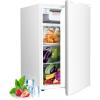 imageCompact Refrigerator 44 cuft mini fridge with Water Dispenser Single Door Refrigerator with Adjustable Temperature Settings Low noise for Bedroom Office Dorm BlackWhite