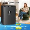 imageCompact Refrigerator 44 cuft mini fridge with Water Dispenser Single Door Refrigerator with Adjustable Temperature Settings Low noise for Bedroom Office Dorm BlackBlack with water dispenser