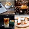 imageEspresso Machine with Milk Frother Compact Coffee Maker for Home Cappuccino amp Latte 15 Bar Pump Dual Stainless Steel Filters LED Touch Screen Removable Water Tank amp Drip TraySilver