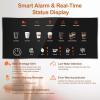 imageFully Automatic Espresso Machine with Auto Milk Frother amp Builtin Grinder Smart Alarm Coffee Machine with Intuitive Touchscreen amp AutoClean Function Ideal for Latte Cappuccino Americano
