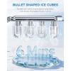 imageIce Maker Countertop 265Lbs24H 8 Bullet ICES in 6 Mins  Self Cleaning Portable Ice Maker for Home Use Office amp Party with Ice Basket and Scoop